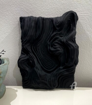 Sculpture intitulée "‚Infinite waves‘ 3D…" par Öznur Kocak, Œuvre d'art originale, Plâtre