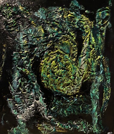 Peinture intitulée "Balade verde" par Patricia Bonnet, Œuvre d'art originale, Acrylique Monté sur Châssis en bois