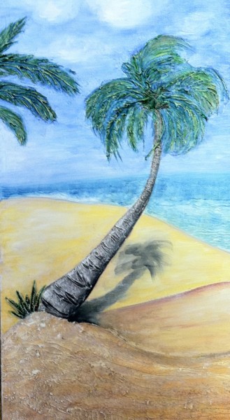 Painting titled "The Beach" by P.K. Brasby, Original Artwork