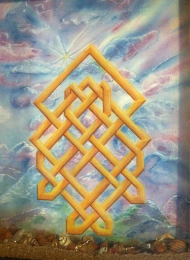 Painting titled "Knots Of Time" by P.K. Brasby, Original Artwork