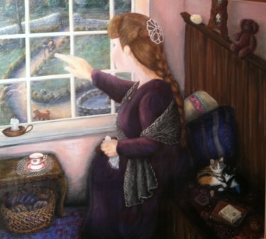 Painting titled "The Homecoming" by P.K. Brasby, Original Artwork