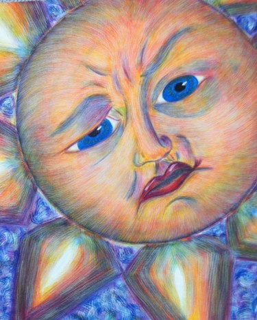 Painting titled "Cynical Sun" by P.K. Brasby, Original Artwork