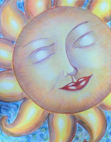 Painting titled "Blissful" by P.K. Brasby, Original Artwork
