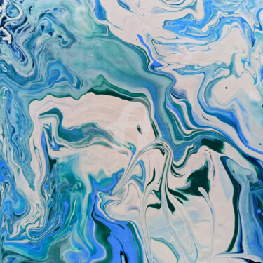 Картина под названием "Sea harmony4" - P. Lee, Подлинное произведение искусства, Масло