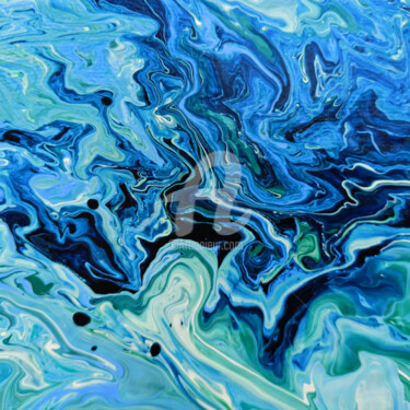 Картина под названием "Sea harmony9" - P. Lee, Подлинное произведение искусства, Масло