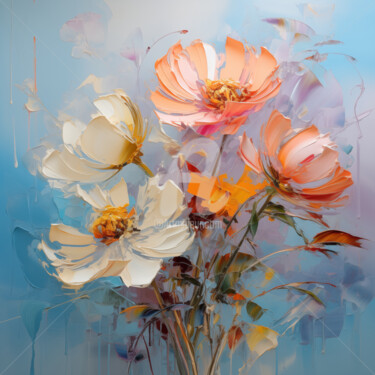 Цифровое искусство под названием "Flowers16" - P. Lee, Подлинное произведение искусства, Цифровая живопись