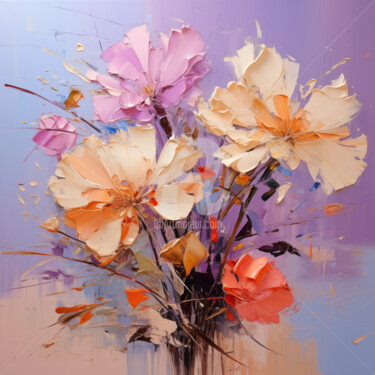 Цифровое искусство под названием "Flowers30" - P. Lee, Подлинное произведение искусства, Цифровая живопись