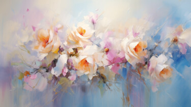 Arts numériques intitulée "Flowers43" par P. Lee, Œuvre d'art originale, Peinture numérique