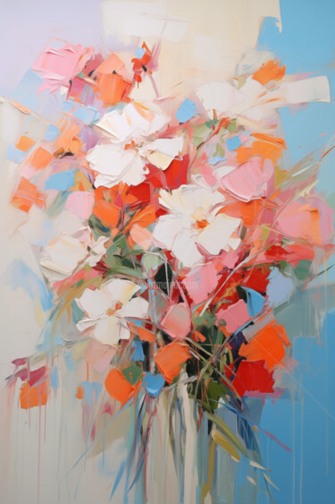 Arte digitale intitolato "Flowers102" da P. Lee, Opera d'arte originale, Pittura digitale