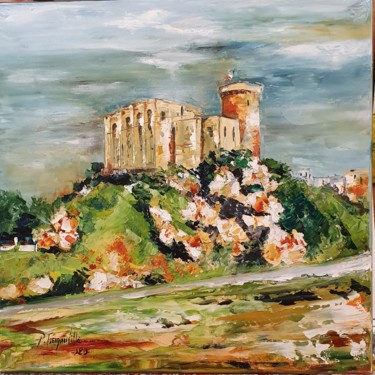 绘画 标题为“Château de falaise” 由Pierre Tremauville, 原创艺术品, 颜料
