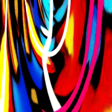 Artes digitais intitulada "boldly colourful" por P W Van Dijck, Obras de arte originais, Trabalho Digital 2D