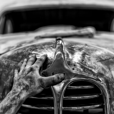 Fotografia intitulada "Oldtimer" por P. Zimmermann, Obras de arte originais, Fotografia Não Manipulada Montado em Alumínio