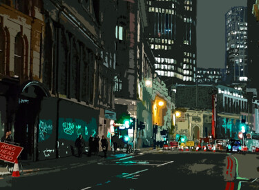 Photographie intitulée "Gracechurch Street.…" par Pablo Guillamon, Œuvre d'art originale, Photographie numérique