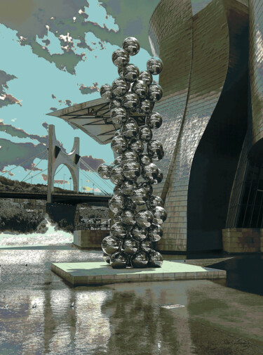 Фотография под названием "Bilbao-Guggenheim-1A" - Pablo Guillamon, Подлинное произведение искусства, Цифровая фотография