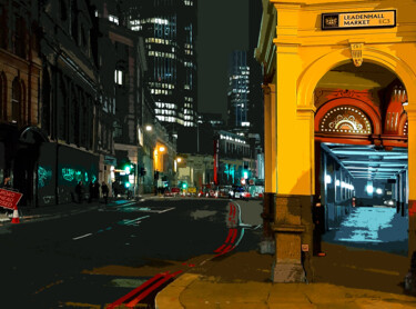 Photographie intitulée "Leadenhall Market-A…" par Pablo Guillamon, Œuvre d'art originale, Photographie numérique