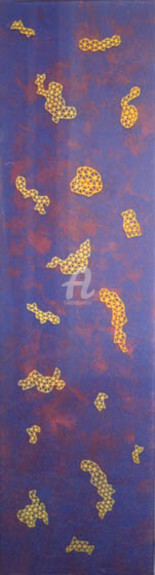 Painting titled "dispersion" by Pablo Lendero, Original Artwork