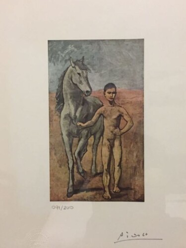 Printmaking titled "Pablo Picasso Origi…" by Pablo Picasso, Original Artwork, Oil
