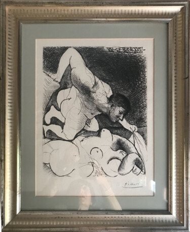 Gravures & estampes intitulée "Senza titolo" par Pablo Picasso, Œuvre d'art originale