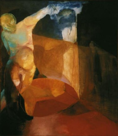 Pintura titulada "Abrazando sombras" por Pablo Scioti, Obra de arte original