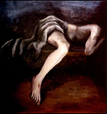 Pintura titulada "Al que madruga Dios…" por Pablo Scioti, Obra de arte original