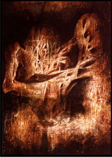 Pintura titulada "Angel de le nostalg…" por Pablo Scioti, Obra de arte original