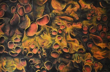 Painting titled "Lichen nº85" by Pablo Ym, Original Artwork, Acrylic