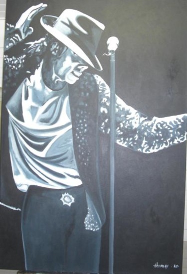 Peinture intitulée "jackson" par Alain Thomas, Œuvre d'art originale