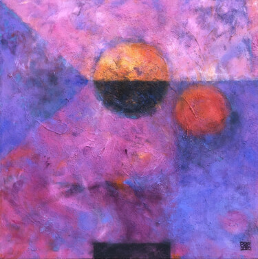 Картина под названием "Eclipse I" - Pablo Caso, Подлинное произведение искусства, Акрил