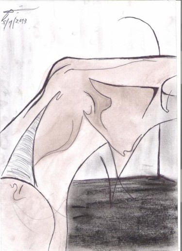 Drawing titled "(Sin titulo)" by Pablo J García, Original Artwork