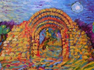 Pintura titulada "Arco coseno de árbol" por Pablo Nenclares, Obra de arte original
