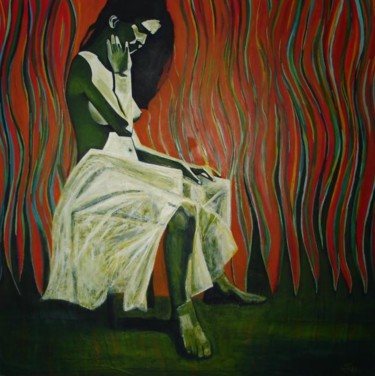 Pintura titulada "Maria" por Pablo Setti-Oleos, Obra de arte original