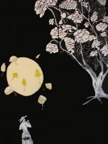 Pittura intitolato "polline" da Angelo Pacifico, Opera d'arte originale