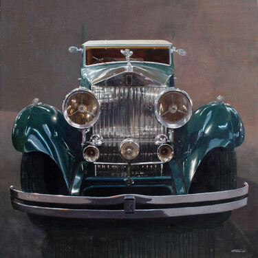 "ROLLS ROYCE" Continental 1934 Peinture intitulée ""ROLLS ROYCE" Conti…" par Paco Ferrando, Œuvre d'art originale, Huile
