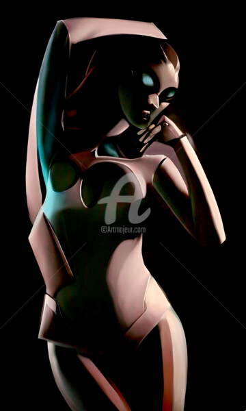 Digitale Kunst getiteld "Mujer" door Paco Fuente, Origineel Kunstwerk, Foto Montage