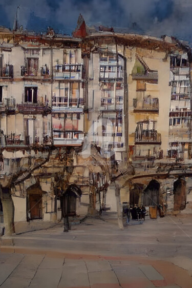 Artes digitais intitulada "Burgos - En el Espo…" por Paco Fuente, Obras de arte originais, Foto Montagem