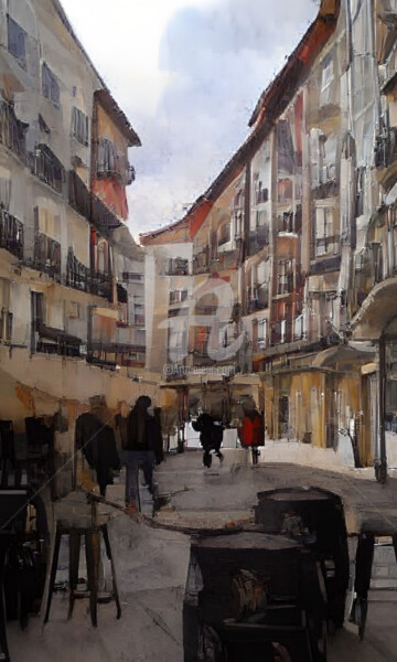 Arte digitale intitolato "Burgos - Senda de L…" da Paco Fuente, Opera d'arte originale, Fotomontaggio