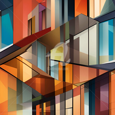 Grafika cyfrowa / sztuka generowana cyfrowo zatytułowany „Arquitectura Setent…” autorstwa Paco Fuente, Oryginalna praca, Fot…