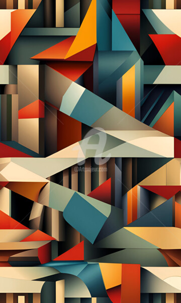 Grafika cyfrowa / sztuka generowana cyfrowo zatytułowany „Formas Arquitectóni…” autorstwa Paco Fuente, Oryginalna praca, Fot…