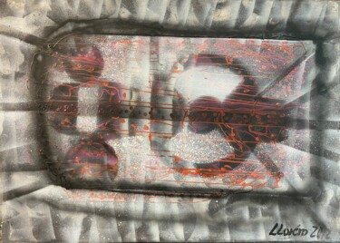 Картина под названием "Abstracción 2012 Re…" - Paco Llorens, Подлинное произведение искусства, Акрил Установлен на Деревянна…