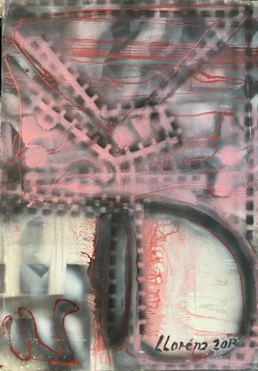 Картина под названием "Abstracción 2013 Re…" - Paco Llorens, Подлинное произведение искусства, Акрил Установлен на Деревянна…