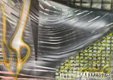 Ζωγραφική με τίτλο "Abstracción 2015 Re…" από Paco Llorens, Αυθεντικά έργα τέχνης, Ακρυλικό Τοποθετήθηκε στο Ξύλινο πάνελ