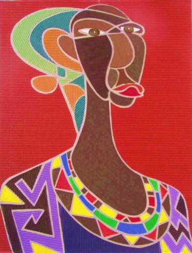 Peinture intitulée "Mamadouce" par Paco Sagasta, Œuvre d'art originale
