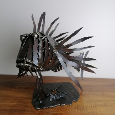 Sculpture titled "Rencontre" by Pacom, Original Artwork, Metals
