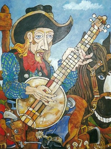 Pintura titulada "Banyo" por Paco Melendez, Obra de arte original