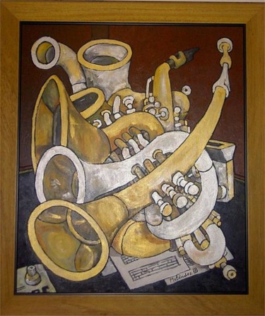 Pintura titulada "Intrumjento de vien…" por Paco Melendez, Obra de arte original