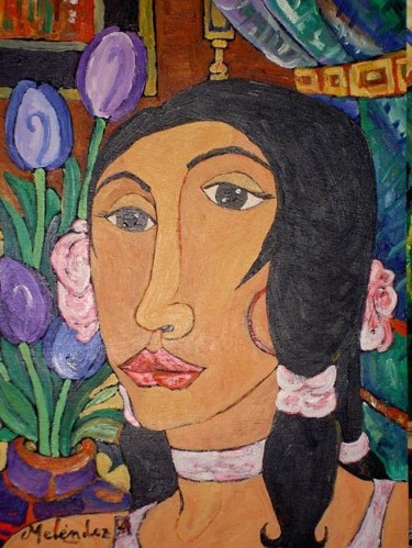 Pintura titulada "BAILARINA" por Paco Melendez, Obra de arte original