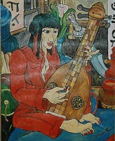 Pintura titulada "CUERDAS CHINAS" por Paco Melendez, Obra de arte original