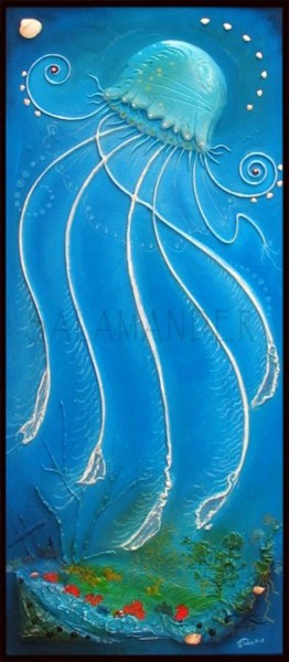 Peinture intitulée "MELODUSA" par Paco Salamander, Œuvre d'art originale, Huile