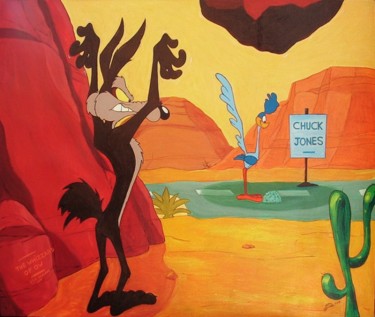 Peinture intitulée "« The Whizzard Of O…" par Paco Salamander, Œuvre d'art originale
