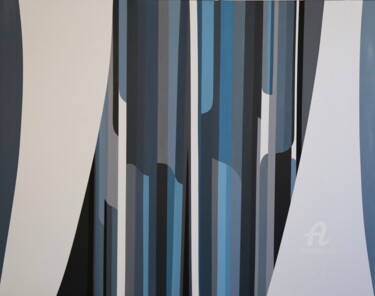 Peinture intitulée "gris de gris" par Paddy, Œuvre d'art originale, Acrylique